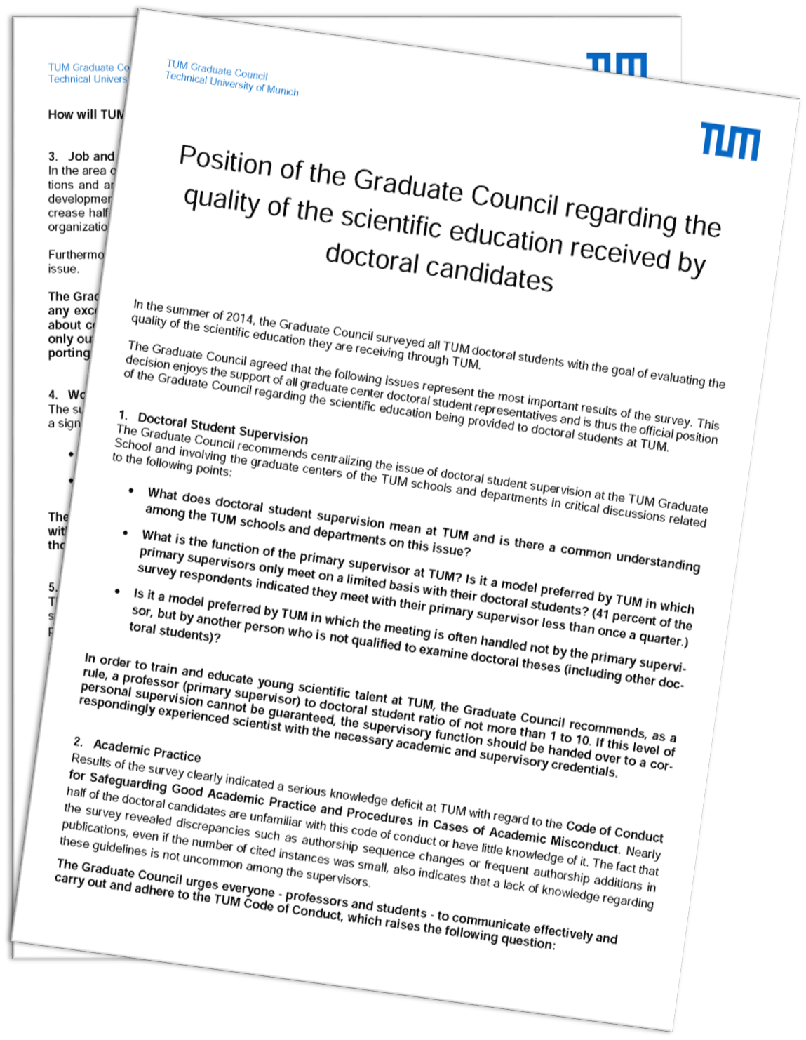 Positions Tum Graduate Council